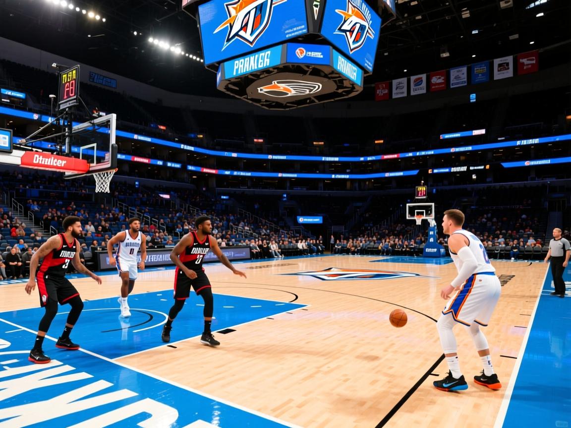 开拓者队客场击败雷霆队，结束连败